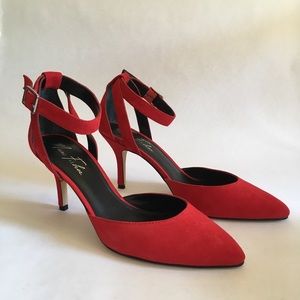 Marc Fisher - Women’s 9 - Red Suede Pumps